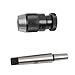 Fayelume Lathe Chuck, MT3 B18 Drill Chuck, 5/8 Capacity Manual Hand Drill for Drilling Machines, Milling Machines, Lathes and Boring Machines