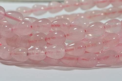 Perles quartz rose en larme pour remplacer vos apprêts en plastique
