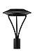 RAB Lighting ALED5T78K/480/D10 Area Light Post TOP 78W Type V 480V DIM 5K LED Black
