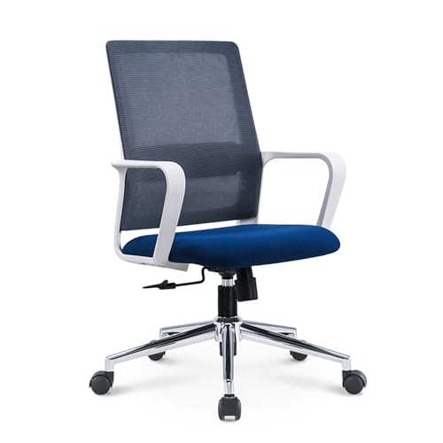 Chaise informatique pivotante ergonomique réglable avec dossier filet - 2