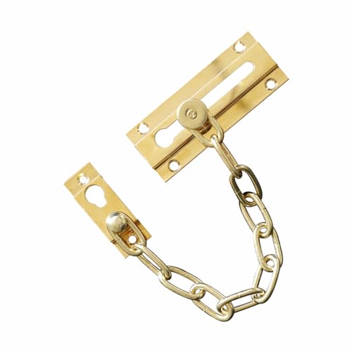 Chaîne de porte antivol en laiton pour chambre à coucher, maison, appartement