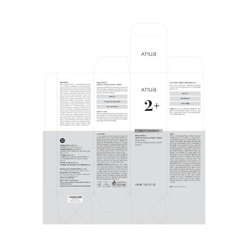 ANUA Tónico exfoliante suave BHA 2%, exfoliante facial suave, ácido salicílico para poros y sebo, extracto de árbol de té, ácido hialurónico, ceramidas (150 ml/5,07 fl.oz.) - imagen 8