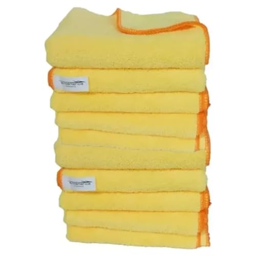 Kit C/ 10 Un Flanela Microfibra Premium 60x40 Autoamerica, Flanelas para limpeza de automotiva