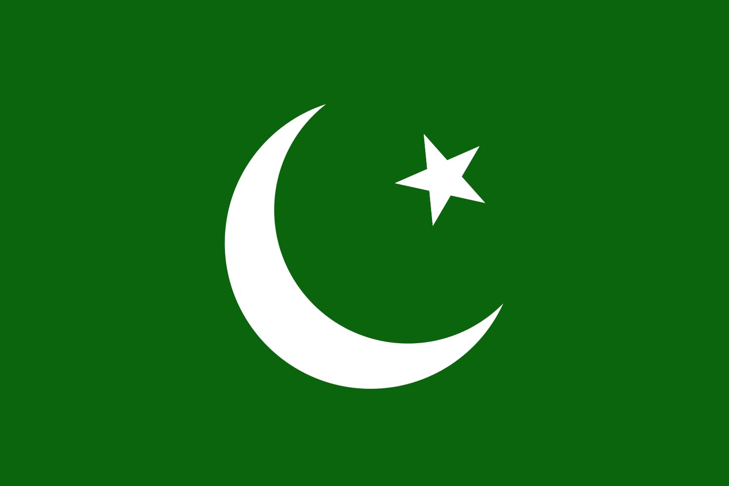 Drapeau Muslim League grand format en polyester résistant avec oeillets