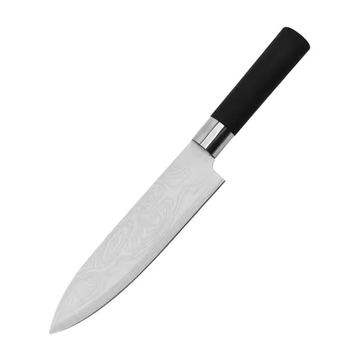 Image of INKULTURE Stainless Steel Kitchen Knife Set, Meat Knife,Professional Chef's Knife Set, Sharp Blade with Ergonomic Handle for Home Kitchen and Restaurant | Pack of 03 | Silver