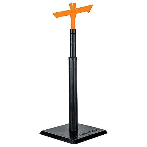 CHAMPRO Attack Angle Batting Tee, Adjustable Height and Durable Rubber Construction, (27 to...