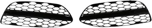 Rejilla delantera para Benz W205 2015-2018, juego de parachoques negro izquierdo y derecho 1