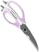 Kitchen Scissors - Multi-Function Kitchen Shears, Heavy Duty, Razor-Sharp Stainless Steel, Easy-Clean, Dishwasher-Safe (Pink Lavender)