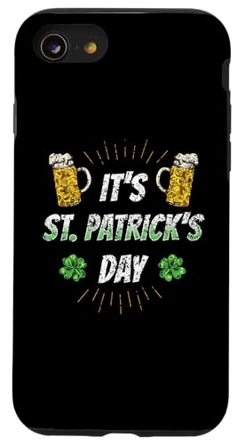 It's St. Patrick's Day �A�C���b�V�� �Q�[���� ���p�g���b�N�̓� �A�C�������h �X�}�z�P�[�X iPhone SE (2020) / 7 / 8 �p