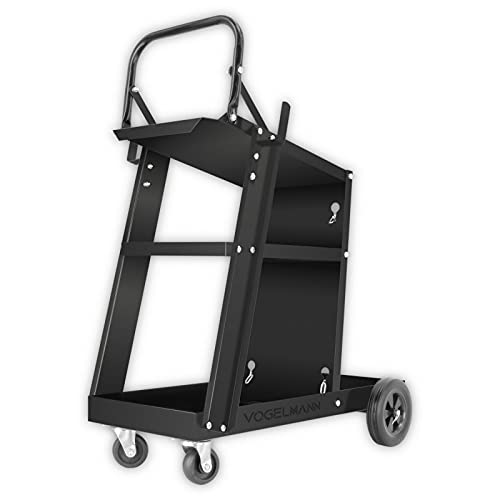 Vogelmann Carrito de soldadura TIG, MIG, PLASMA estación móvil de soldadura Carro de taller Capacidad de carga: 70 kg