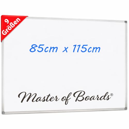 Mob Magnetisches Whiteboard 115x85cm mit Alurahmen und abnehmbare...