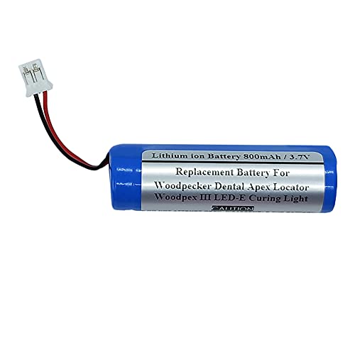 Image of 800mAh 3.7V Replacement Battery for Woodpecke r Dental Apex Locator Woodpe x III LED-E Curing Light, E-1115
