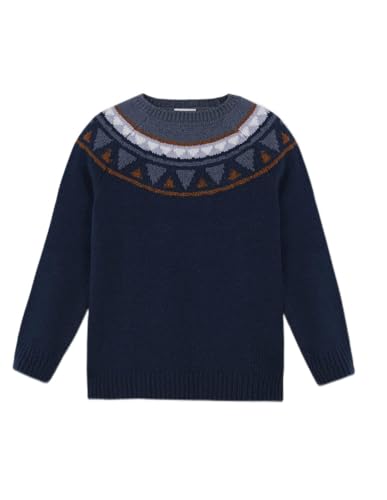 Gocco jersey greca pull garçon en maille douce pour enfant