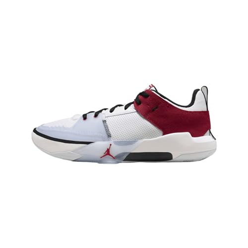 Jordan One Take 5 Basketball Shoes (FD2335-160, White/Sail/Black/Gym Red) Size 11.5
