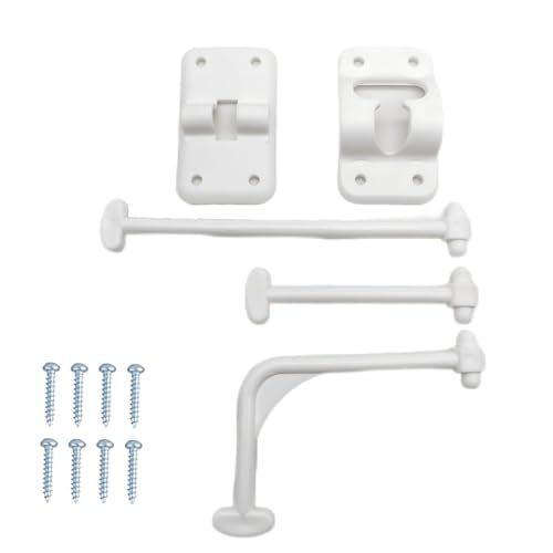 Montesy T Styles Door Holder Catches Entrance Latches with Screw Campers Door Catches Exterior Door Hold Hook Keeper Hardware