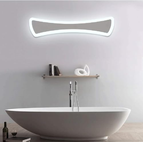 Lámpara de espejo LED para baño y luz de tocador acrílica moderna 6