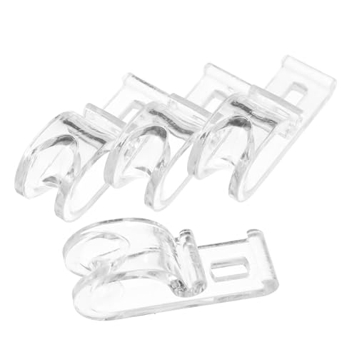 DIKACA Ganchos para Cortinas y Estores Enrollables Soporte de Cadena con Fijación Mural Segura Clips Guía para Cordones Accesorios Prácticos para Persianas y Cortinas