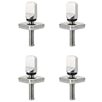 Visxcnu 4 Stücke,Surfbrett Finnen Schraube,Surfboard Schraube,Edelstahl Finnenschraube,Flossenschraube,Sup Finne Schraube Surfbrett Longboard Finnenschrauben,Universal Flossenschrauben