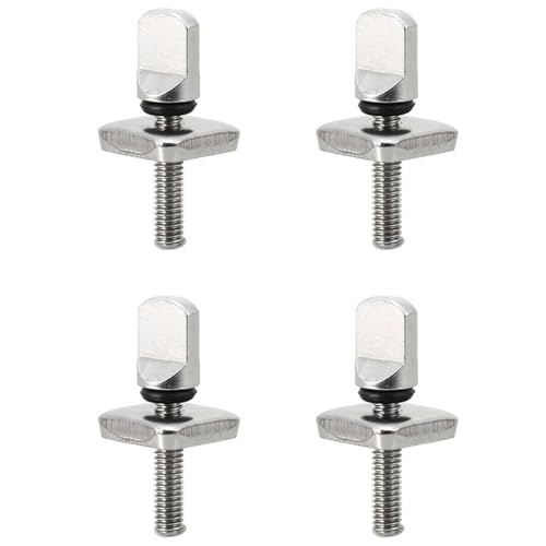 Visxcnu Pack de 4 tonillos para quillas Longboard, Fabricados en Acero Inoxidable - Accesorios Tabla Surf – Tornillos de reemplazo para Quilla Longboard, Aletas - Tabla de Surf Single