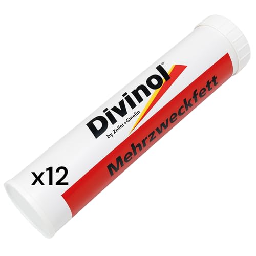 12x Mehrzweckfett à 400 ml Fettkartuschen Fett Schmierfett Kartusche Lithium NLGI 2 22971