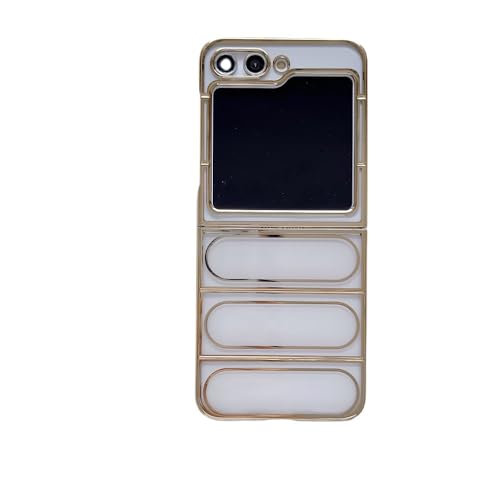 Coque Samsung Galaxy Z Flip 4 antichoc en silicone transparent beige