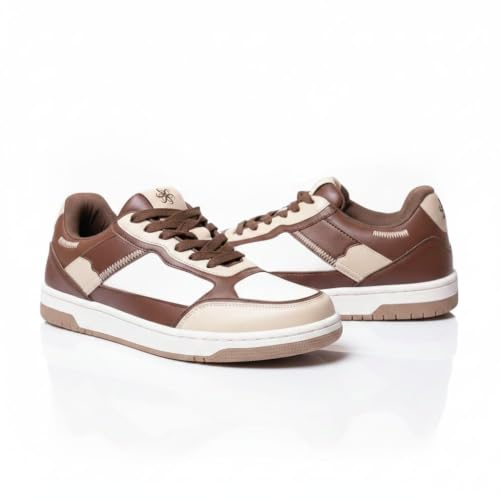 Image of Bougieoriginals Kryo (Mocha Cream) Premium Sneakers for Men | Designed for Comfort & Style | Lightweight Minimal Sneakers