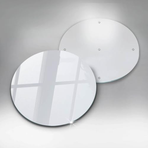 Plaque induction protection 40cm blanche Wallfluent pour couvrir et protéger votre cuisson