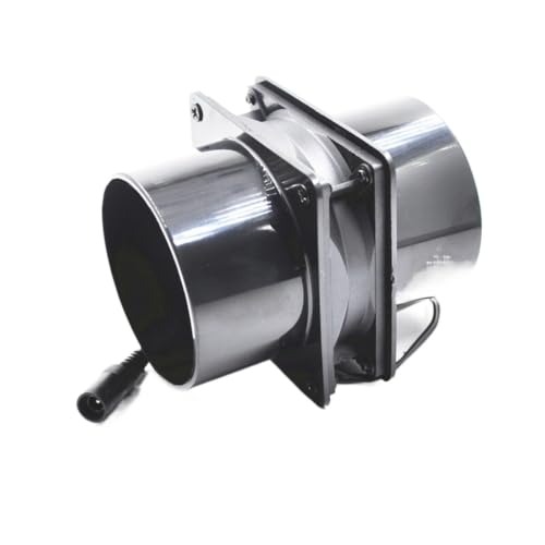 8025 Round Mouth Flange 8cm Ventilador de Refrigeración con Ventilador y Cubierta de Malla 220V US Standard miniatura 2