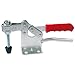 HHIP 3900-0370 Horizontal Solid Bar Flanged Base Toggle Clamp with 880 lb. Capacity