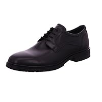 ECCO Men's Lisbon Plain Toe Tie Dress Shoe, Black, EU 45/US 11-11.5