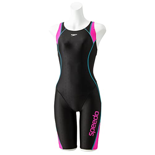 Speedo(スピード) フィットネス水着 Even Lap Kneeskin イーブンラップニースキン 水泳 レディース SFW12050 ブラック/マジェンタ2 S