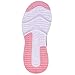 NAUTICA Girls Casual Air Bubble Bungee Slip-On Fashion Sneakers - Walking Shoes - Lightweight Joggers - Grey Pink Sparkle - Size 13