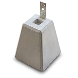 束石 プレート付き 高24cmx2個