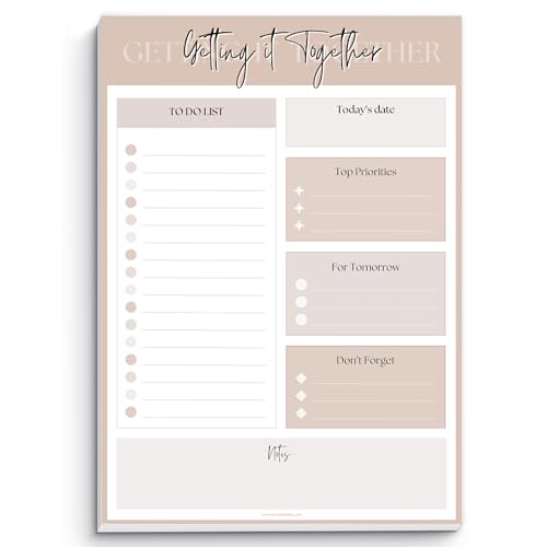 To Do���X�g������ | �f�C���[�v�����i�[ �u���C���_���v�A�I�[�K�i�C�U�[�A�D�惊�X�g | ���t�̂Ȃ��e�B�A�A�E�F�C�V�[�g50�� | A5 Lux�B