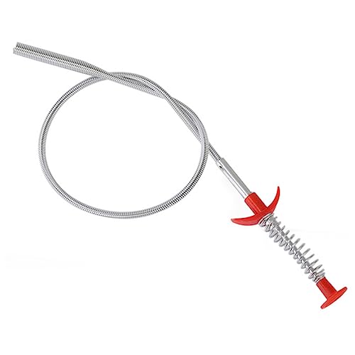 Mikikit Bendable Flexible 85cm Sticks for Hair Removal Plumber's Snake Kitchen Sink Strainer