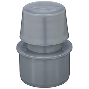 Pijpbeluchter 57050RB van PP voor afvoerbuizen DN 50, grijs,