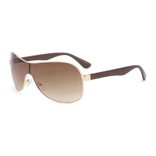 Lunettes de soleil coupe-vent protection UV400 monobloc rétro