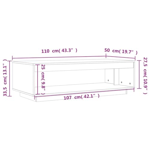Table basse en pin massif pour des apéritifs conviviaux