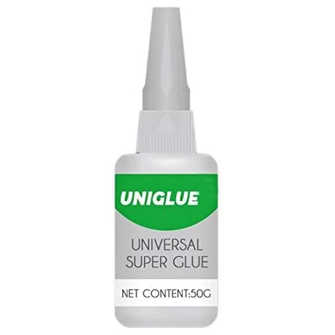 Sunshay Super Glue,50ml Waterproof Uniglue Universal Super Glue,Fast bonding Super Glue Adhesive,Extra Strong Gel Non-drip Glue for Metal,Ceramics,Plastic,Leather Cover