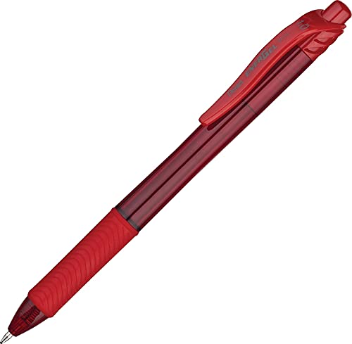 Bolígrafo RollerGel Retráctil Pentel EnerGel rojo