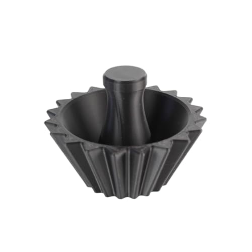 Lawnoval Asistente de cono de prensa de papel para café con diseño acanalado para taza de filtro de preparación manual, material PLA, 8 x 3,6 cm, como se muestra en el color