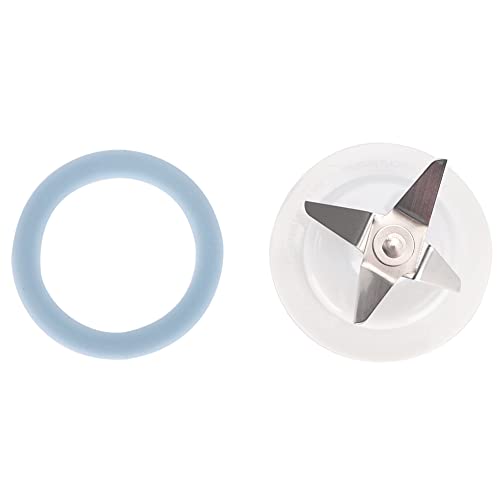 Dioche La Cuchilla para Mezcladora de Acero Inoxidable Guojiang, los Accesorios de Cuchilla y los Anillos de Sellado Son Compatibles con las Batidoras, Son Fáciles de Instalar, Duraderas y