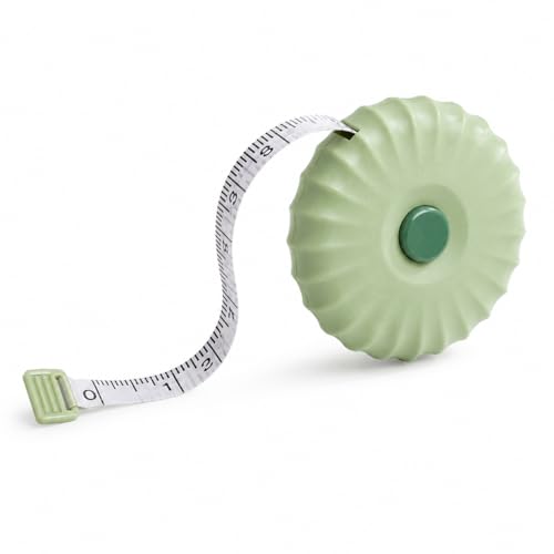 Retractable Body Measuring Tape – Soft Tape Measure for Body Measurements, Portable Waist Measuring Tape with One-Button Retract, Fabric Measure Tape for Sewing, Tailor & Fitness Use