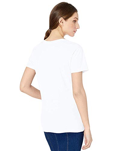 Hanes Women’s Perfect-T Short Sleeve V-Neck T-Shirt, Deep Royal, L