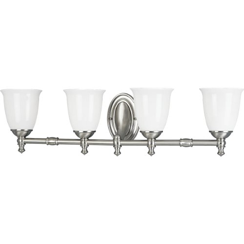 Black Friday ๐ฅ Progress Lighting P3041-09 4-Light Victorian Bath Bracket, Brushed Nickel Black Friday ๐ฅ Progress Lighting P3041-09 4-Light Victorian Bath Bracket, Brushed Nickel