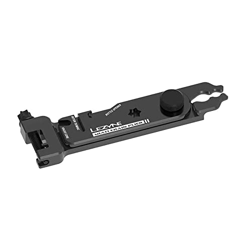 Alicates para cadenas de bicicleta LEZYNE Professional Multi Versatil, Negro