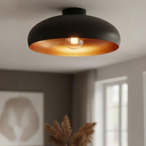 bamyum Androa Deckenlampe Rot Weiß, Küchenlampe Ø40 cm 1 flammig,...