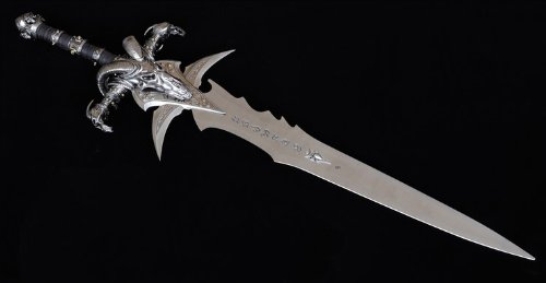 AIT Collectibles S1702 Wow LICH King Death Knights FROSTMOURNE ARTHAS Sword 1:1 Replica W/ 3D Plaque 47" - Thumbnail 6