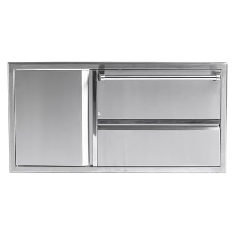Barbeques Galore 42-Inch Door and Warming Drawer Combo Cover