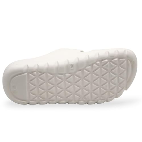 Image of SVAAR Soft EVA Double Strap Slippers for Men | Stylish Anti-Skid Slides with Arch Support & Bouncy Sole | Lightweight Indoor Outdoor Comfort